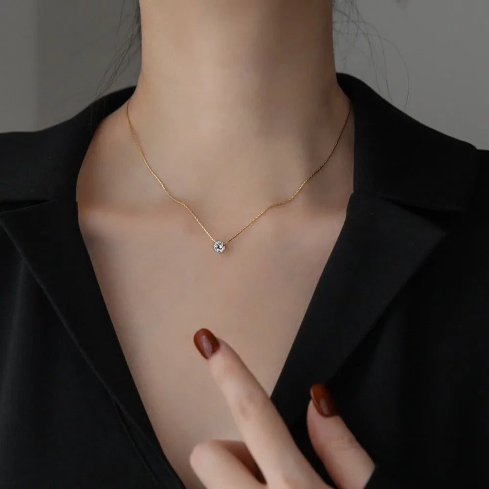 Collar de Moissanita Cléa